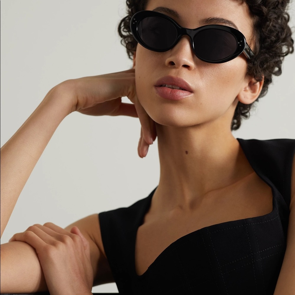 Celine CL 40193U 01A Womens Cat-Eye Sunglasses